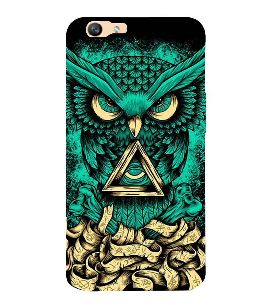 PS1301-Illuminati Owl Back Cover for Oppo F1s : A59