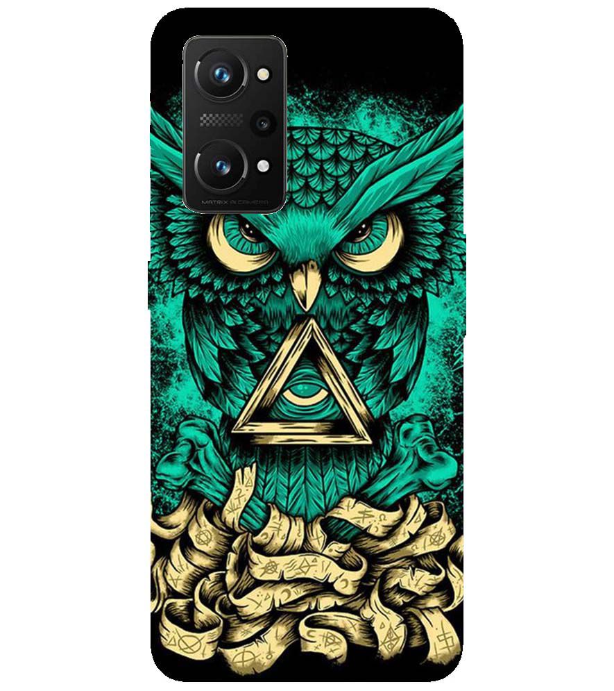 PS1301-Illuminati Owl Back Cover for Realme X7 Max 5G