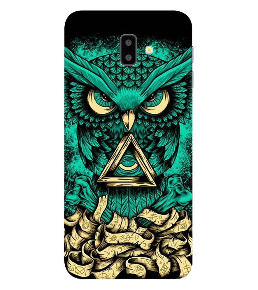 PS1301-Illuminati Owl Back Cover for Samsung Galaxy J6+