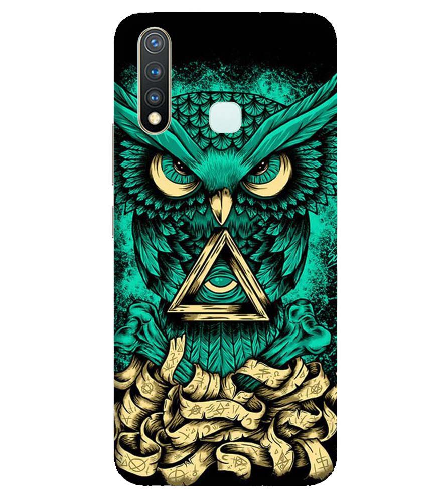 PS1301-Illuminati Owl Back Cover for Vivo U20