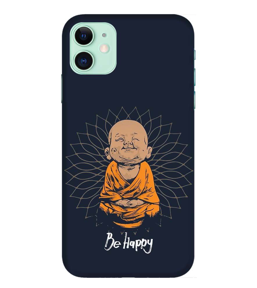 PS1302-Be Happy Back Cover for Apple iPhone 11