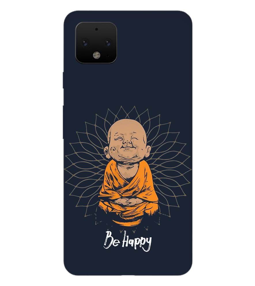 PS1302-Be Happy Back Cover for Google Pixel 4