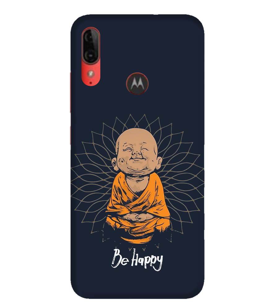 PS1302-Be Happy Back Cover for Motorola Moto E6s