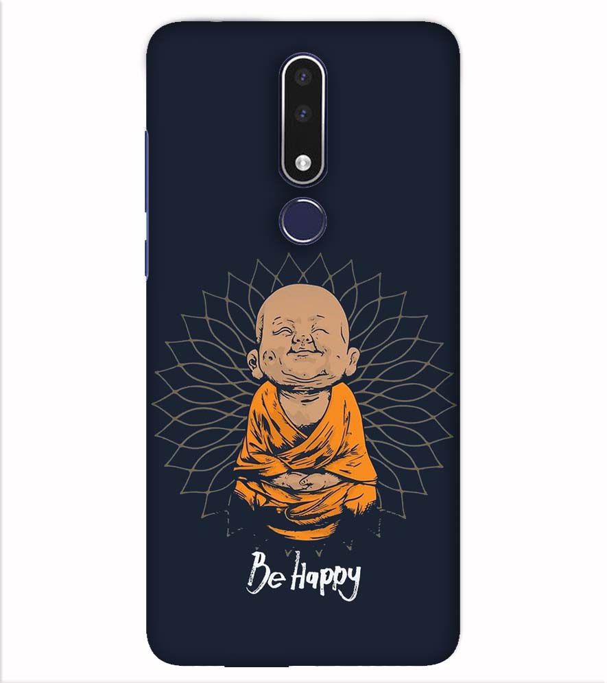 PS1302-Be Happy Back Cover for Nokia 7.1