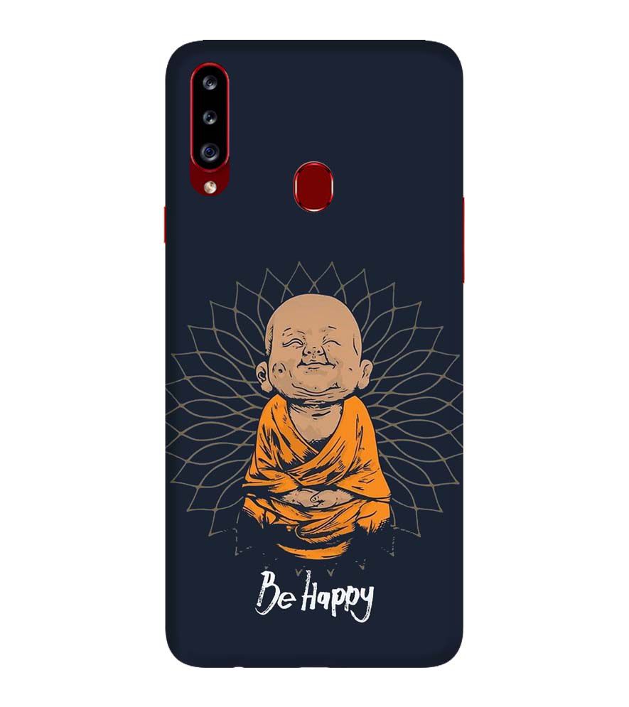 PS1302-Be Happy Back Cover for Samsung Galaxy A20s