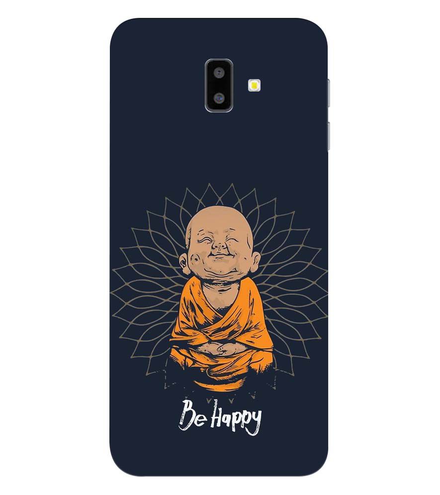 PS1302-Be Happy Back Cover for Samsung Galaxy J6+