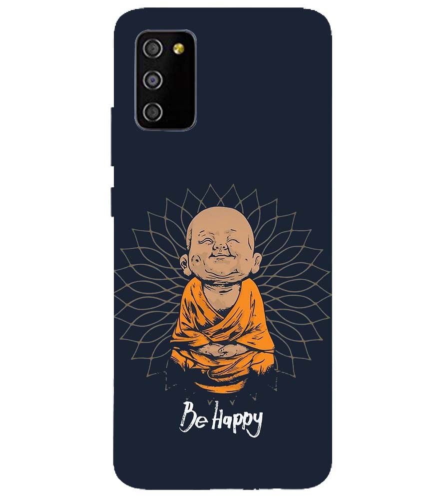 PS1302-Be Happy Back Cover for Samsung Galaxy M02s