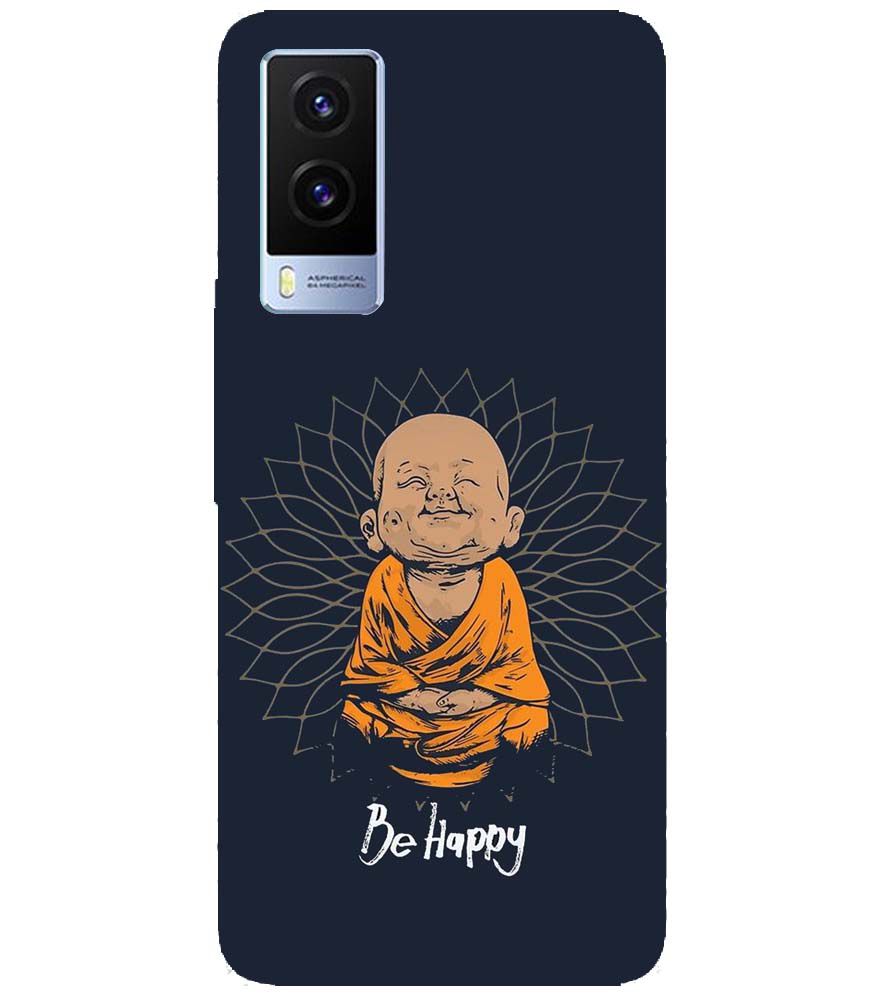 PS1302-Be Happy Back Cover for Vivo V21e 5G