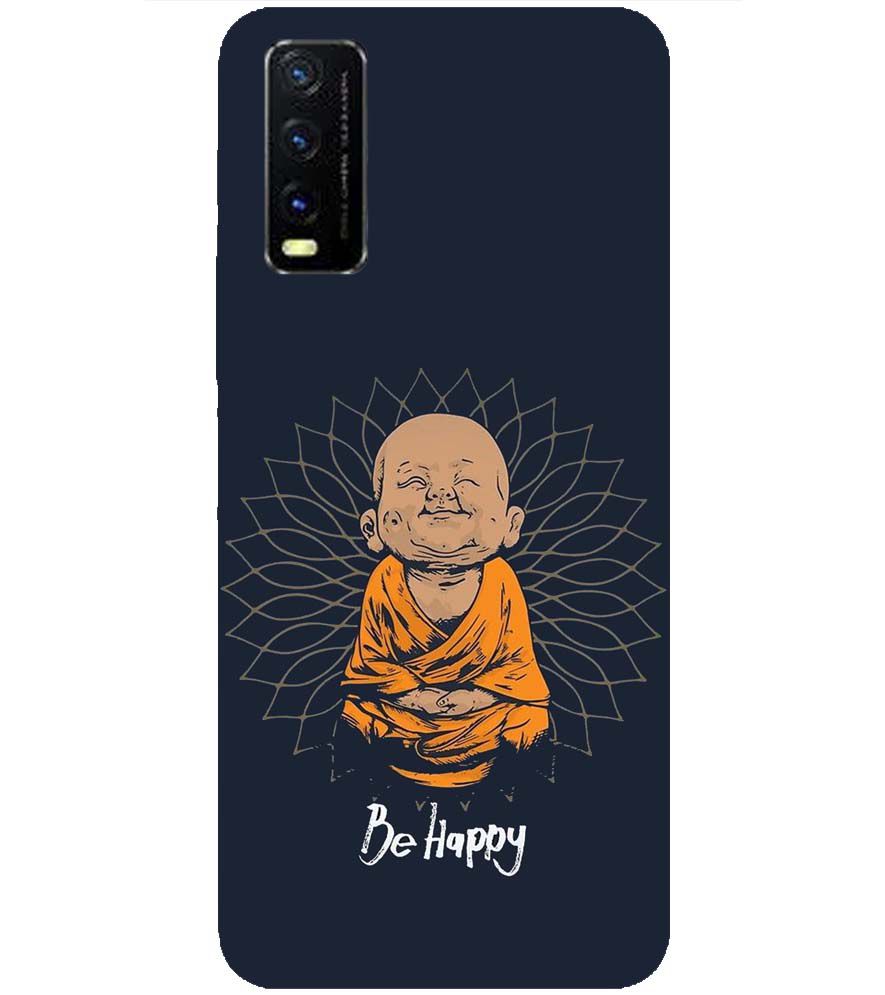PS1302-Be Happy Back Cover for vivo Y20s