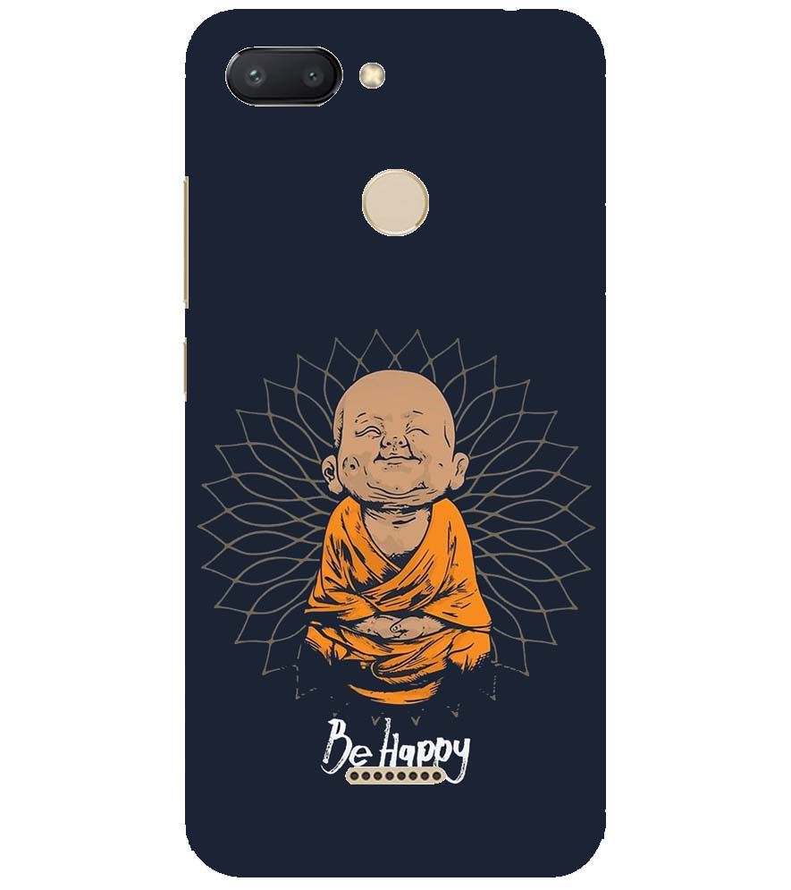 PS1302-Be Happy Back Cover for Xiaomi Redmi 6