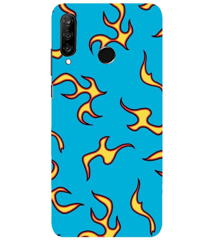 PS1303-Golf Wang Flame  Back Cover for Huawei nova 4e