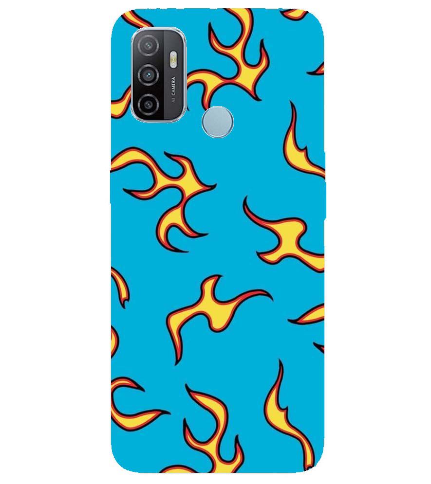 PS1303-Golf Wang Flame  Back Cover for Oppo A53