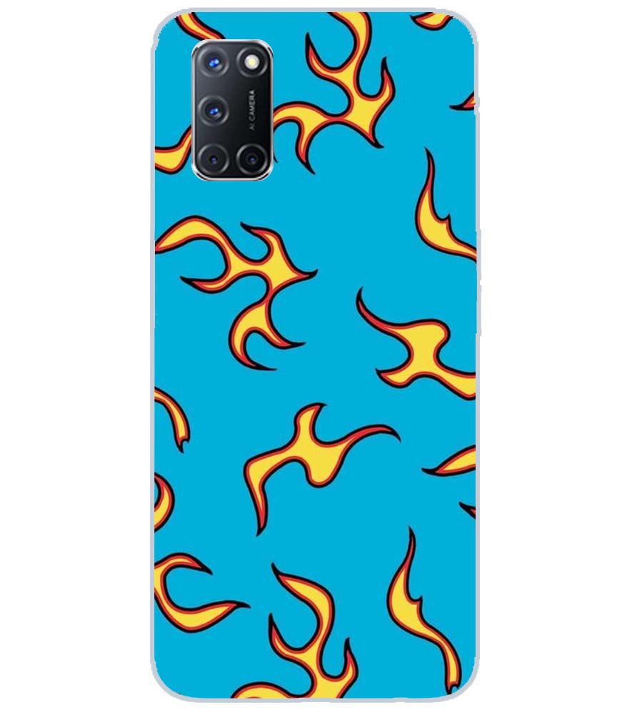 PS1303-Golf Wang Flame  Back Cover for Oppo A72