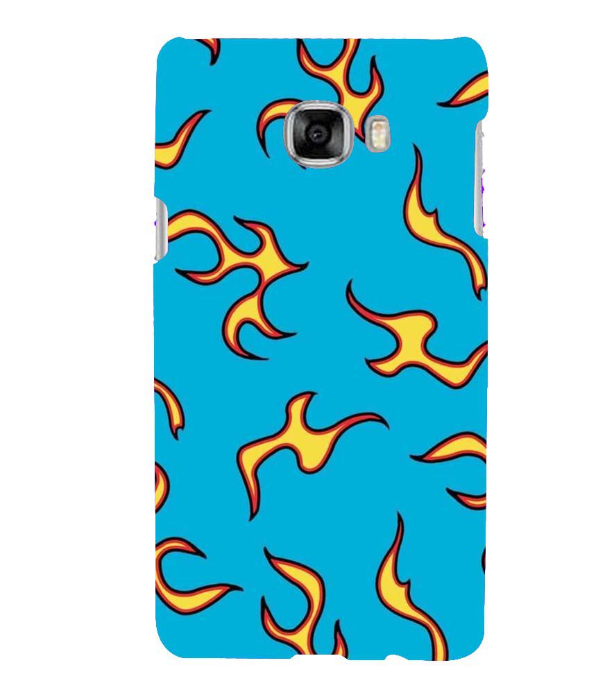 PS1303-Golf Wang Flame  Back Cover for Samsung Galaxy C7 Pro