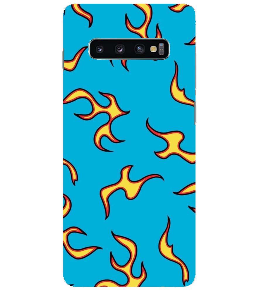 PS1303-Golf Wang Flame  Back Cover for Samsung Galaxy S10+ (Plus with 6.4 Inch Screen)