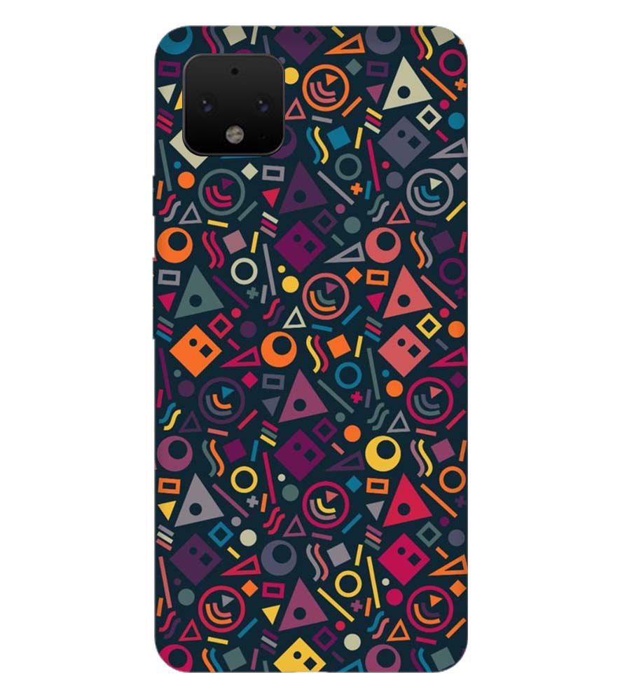 PS1304-Abstract Pattern Back Cover for Google Pixel 4