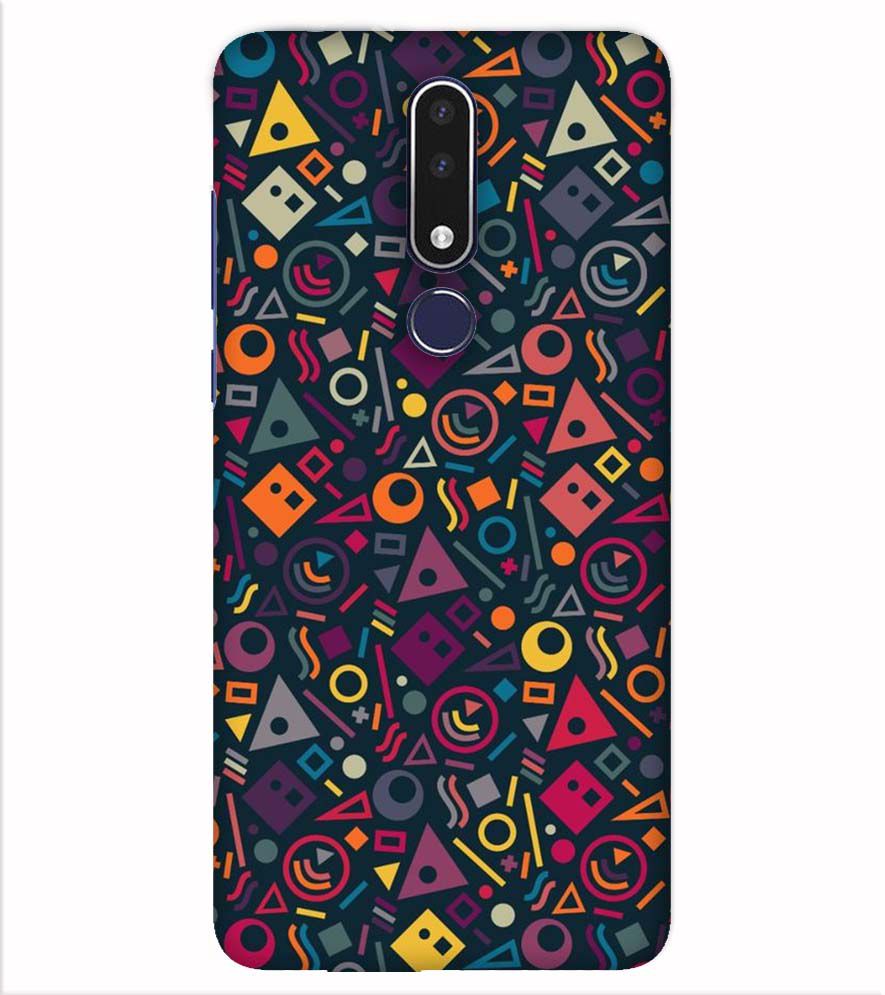 PS1304-Abstract Pattern Back Cover for Nokia 7.1