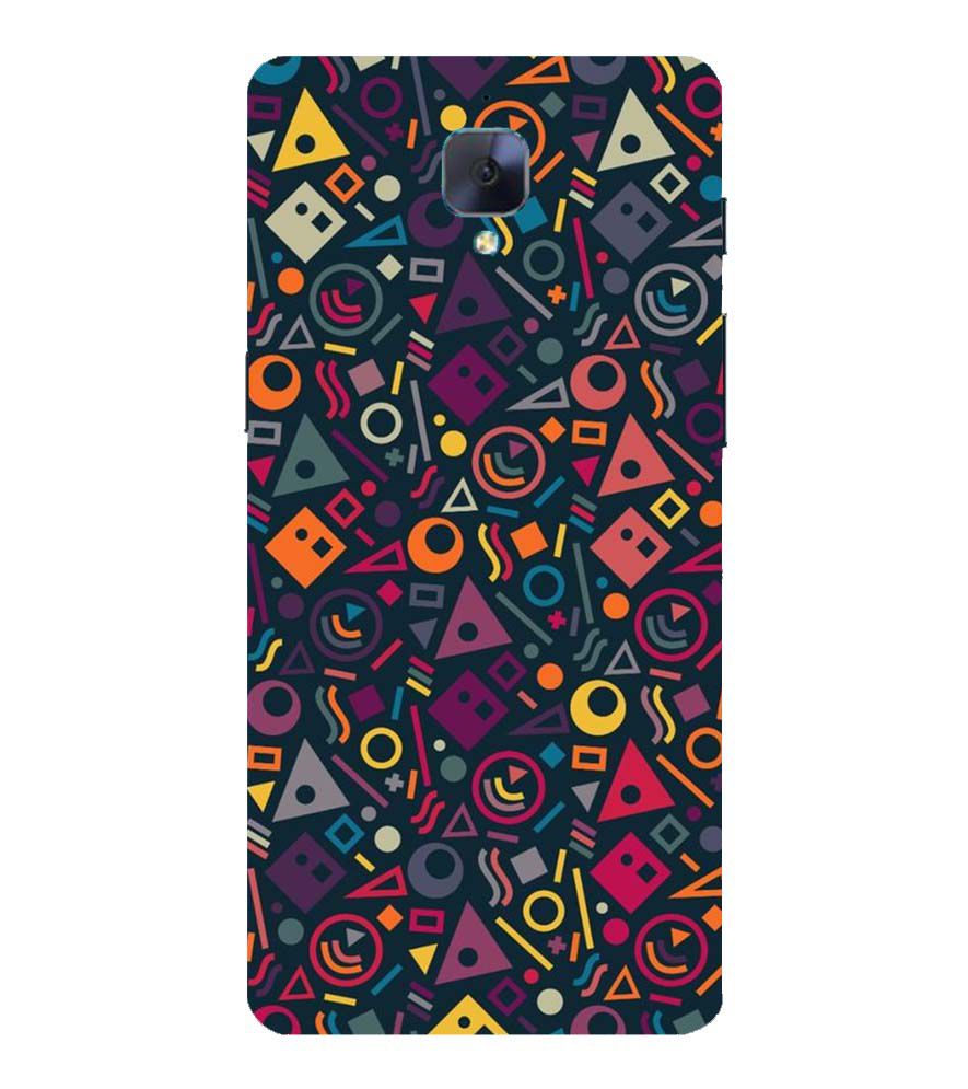 PS1304-Abstract Pattern Back Cover for OnePlus 3 and OnePlus 3T