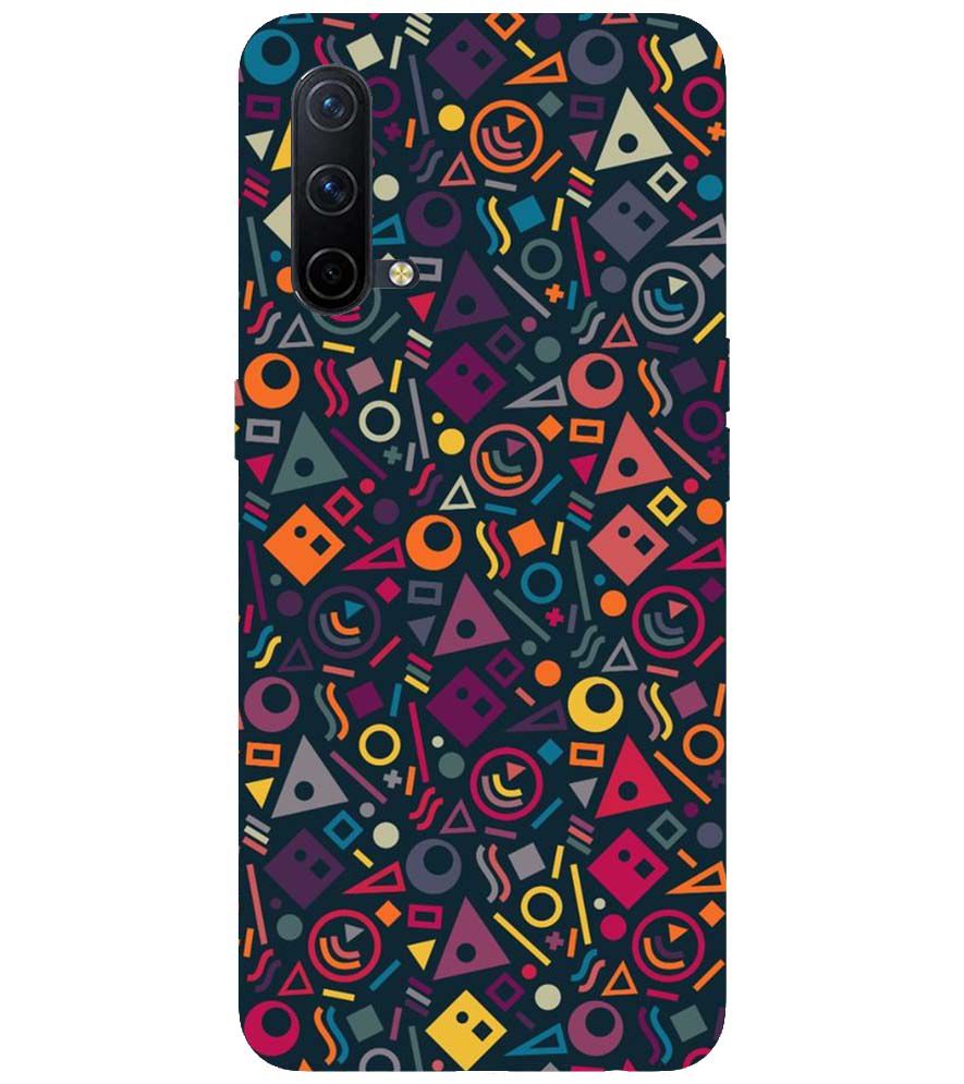 PS1304-Abstract Pattern Back Cover for OnePlus Nord CE 5G