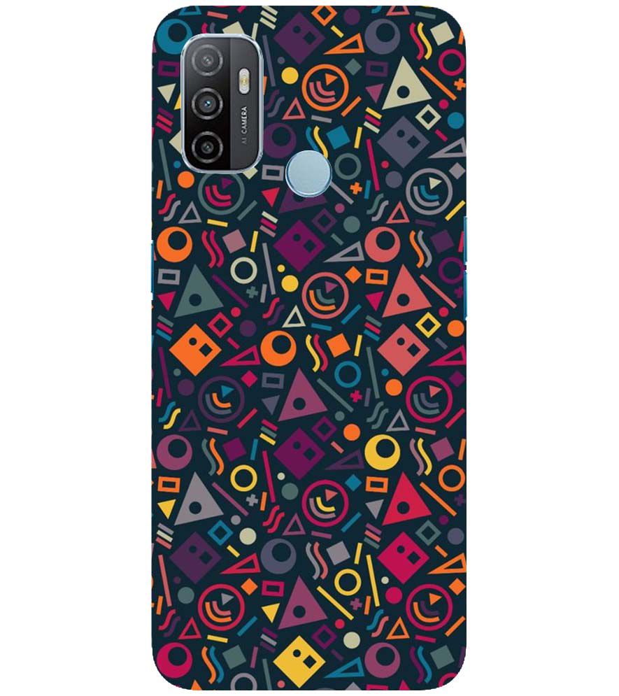 PS1304-Abstract Pattern Back Cover for Oppo A33