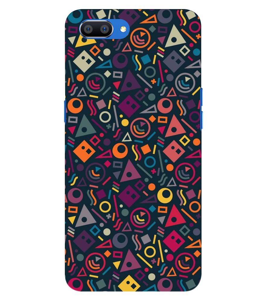PS1304-Abstract Pattern Back Cover for Oppo A5