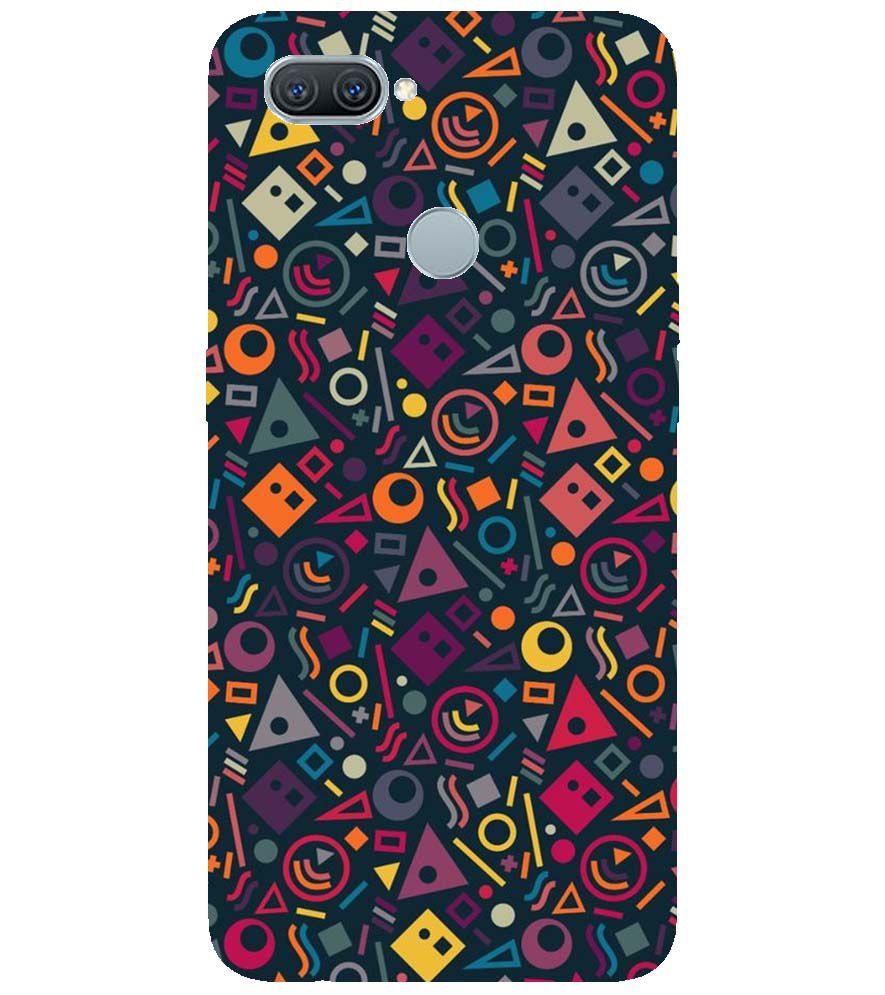 PS1304-Abstract Pattern Back Cover for Oppo A7