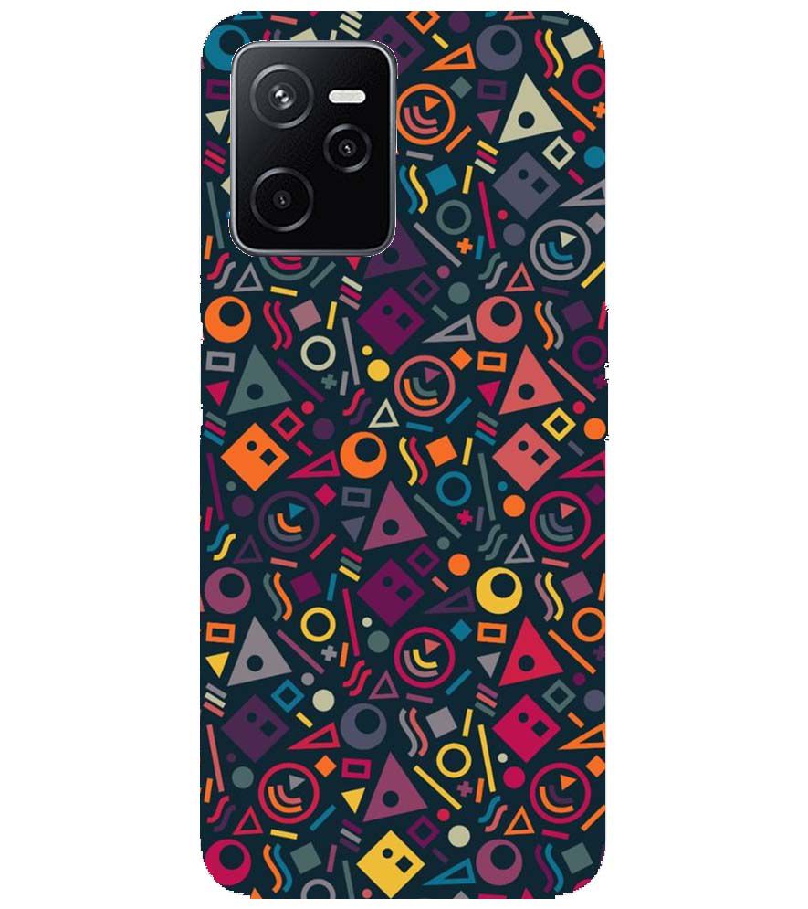 PS1304-Abstract Pattern Back Cover for Realme C35