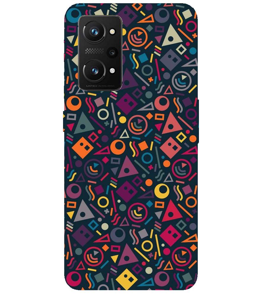 PS1304-Abstract Pattern Back Cover for Realme X7 Max 5G
