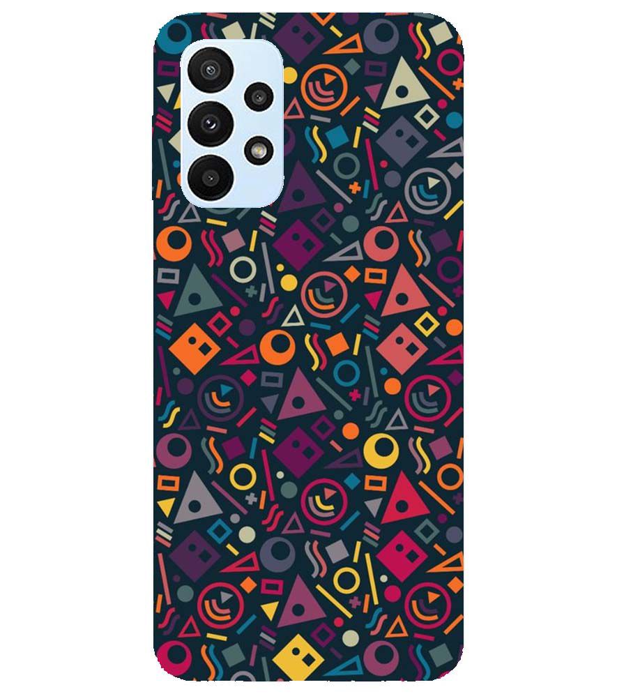 PS1304-Abstract Pattern Back Cover for Samsung Galaxy A23