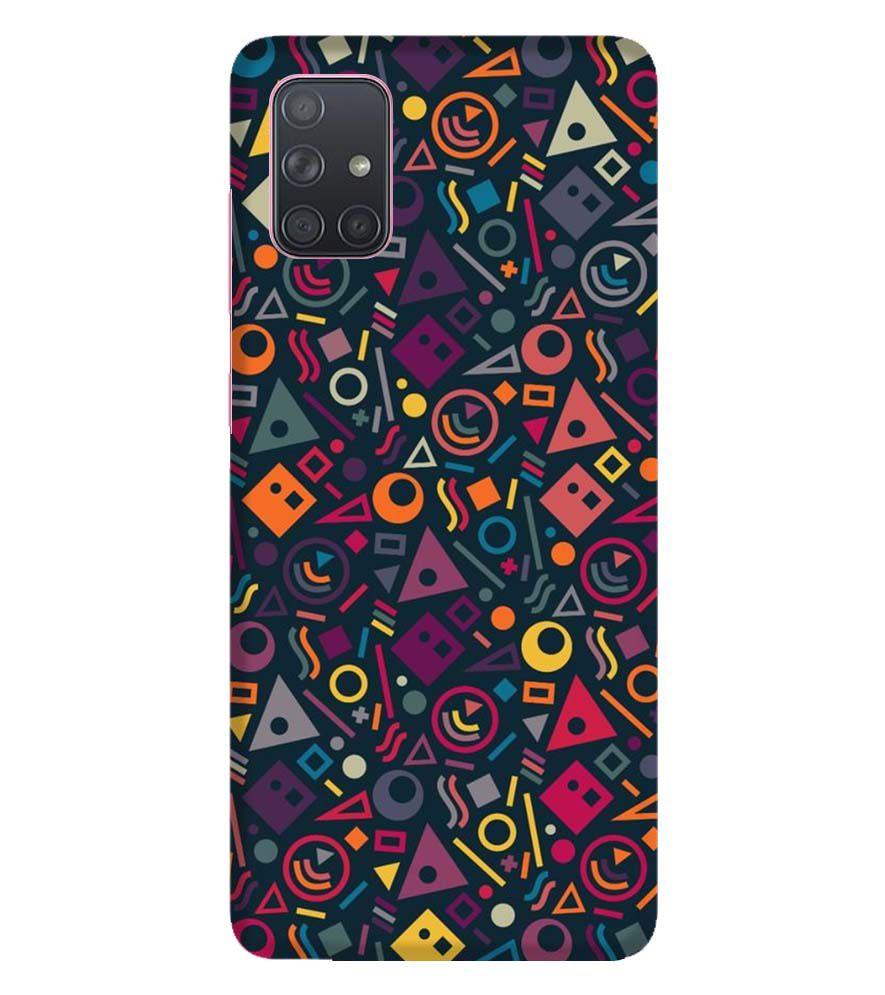 PS1304-Abstract Pattern Back Cover for Samsung Galaxy A71