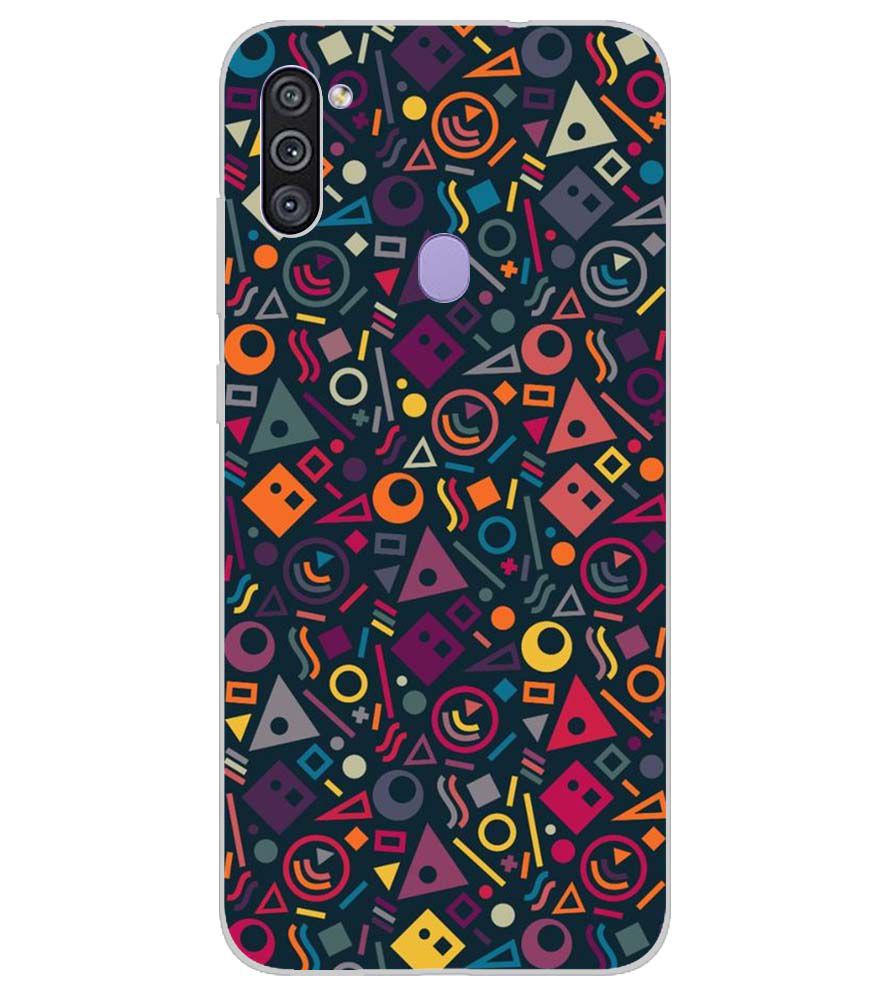 PS1304-Abstract Pattern Back Cover for Samsung Galaxy M11