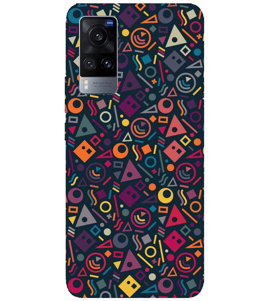 PS1304-Abstract Pattern Back Cover for vivo X60