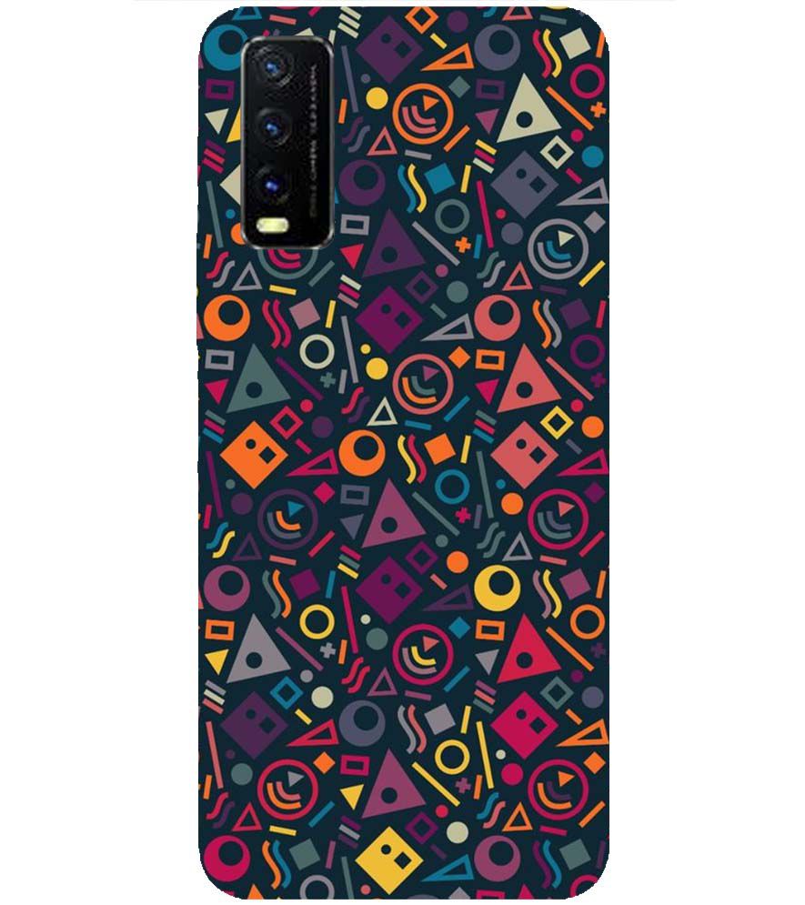 PS1304-Abstract Pattern Back Cover for vivo Y20s