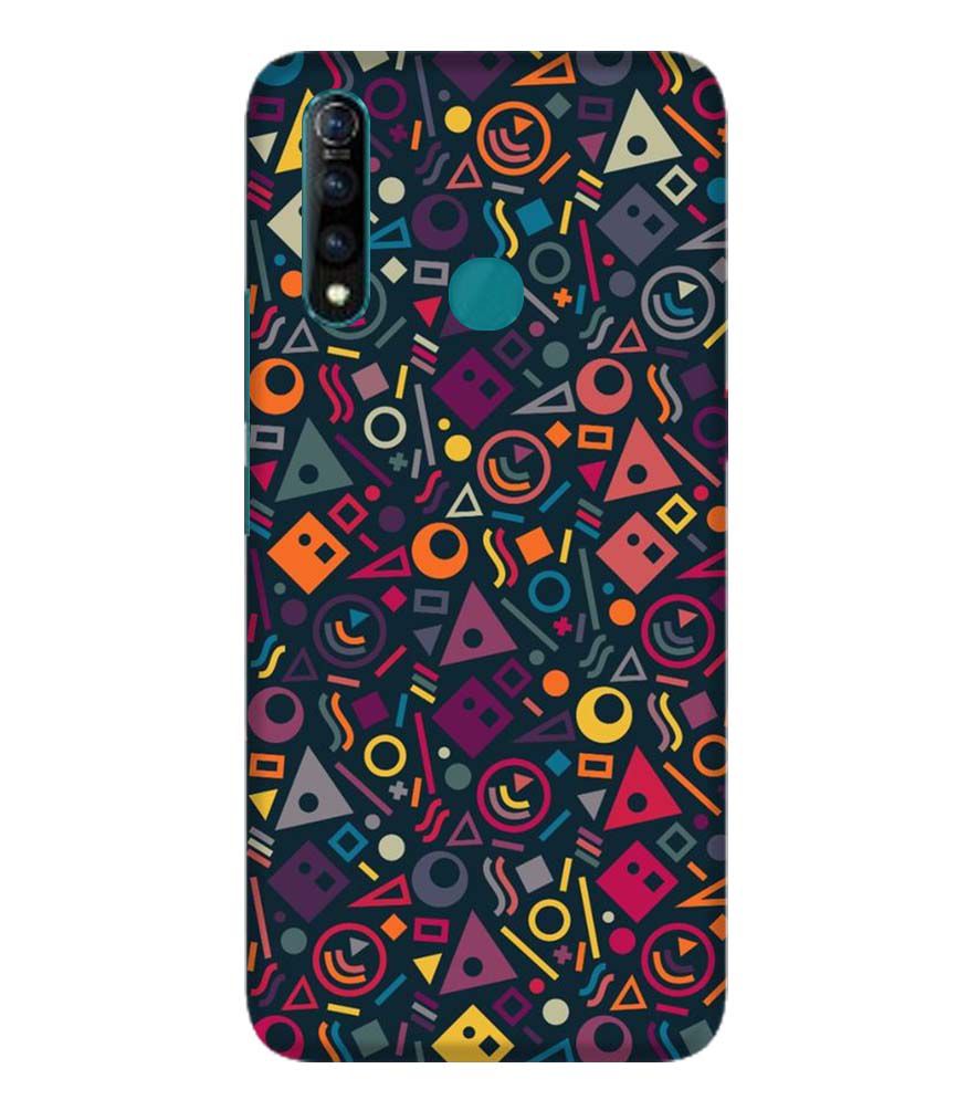PS1304-Abstract Pattern Back Cover for Vivo Z1 Pro