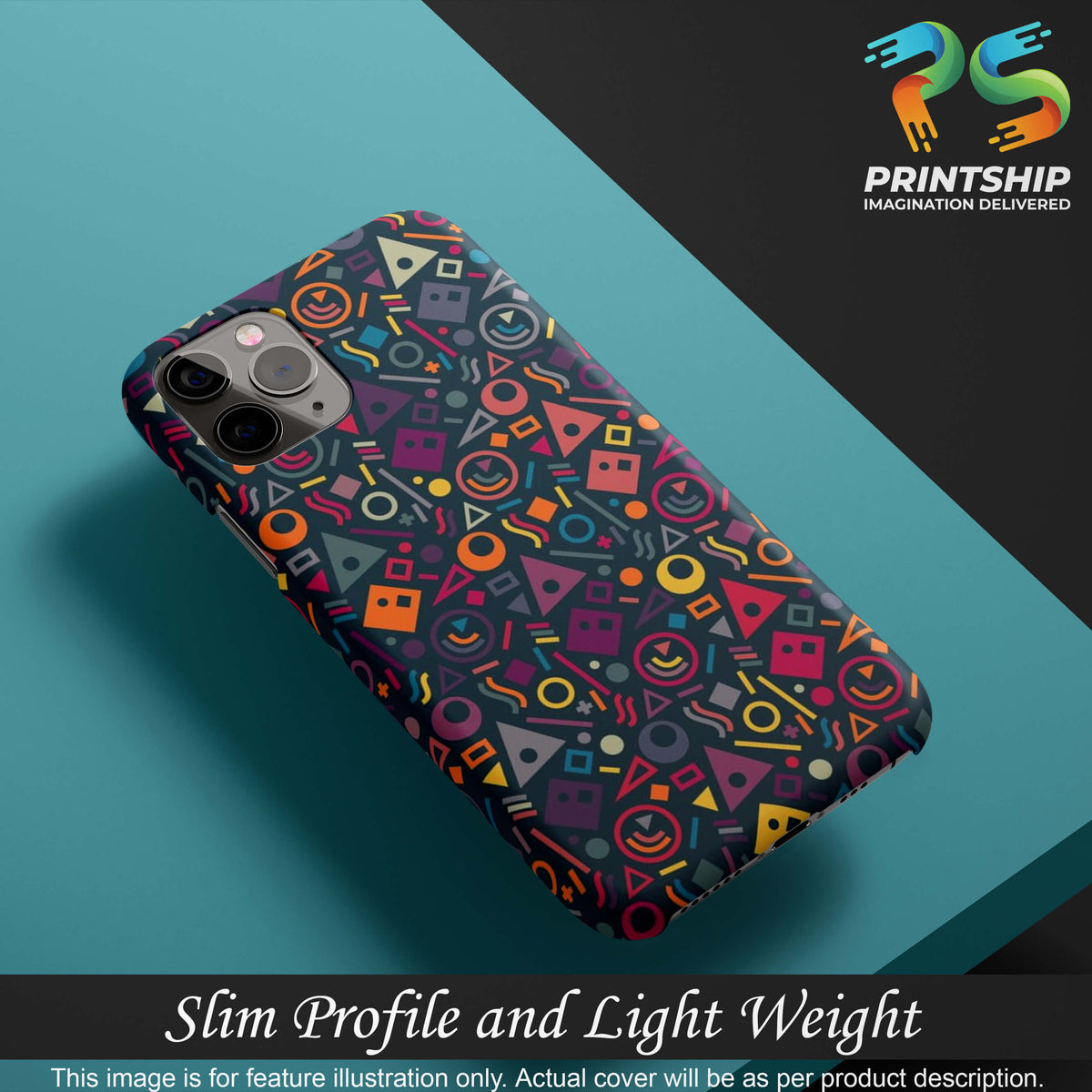 PS1304-Abstract Pattern Back Cover for Oppo F1s : A59-Image4