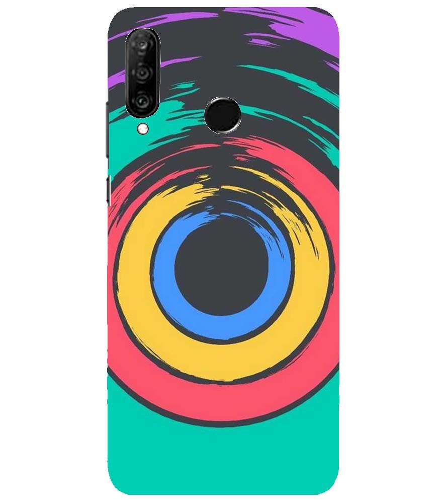 PS1305-Insomniac Eye Back Cover for Huawei nova 4e