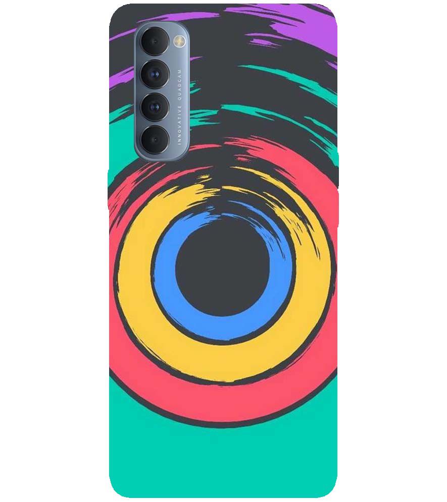 PS1305-Insomniac Eye Back Cover for Oppo Reno4 Pro