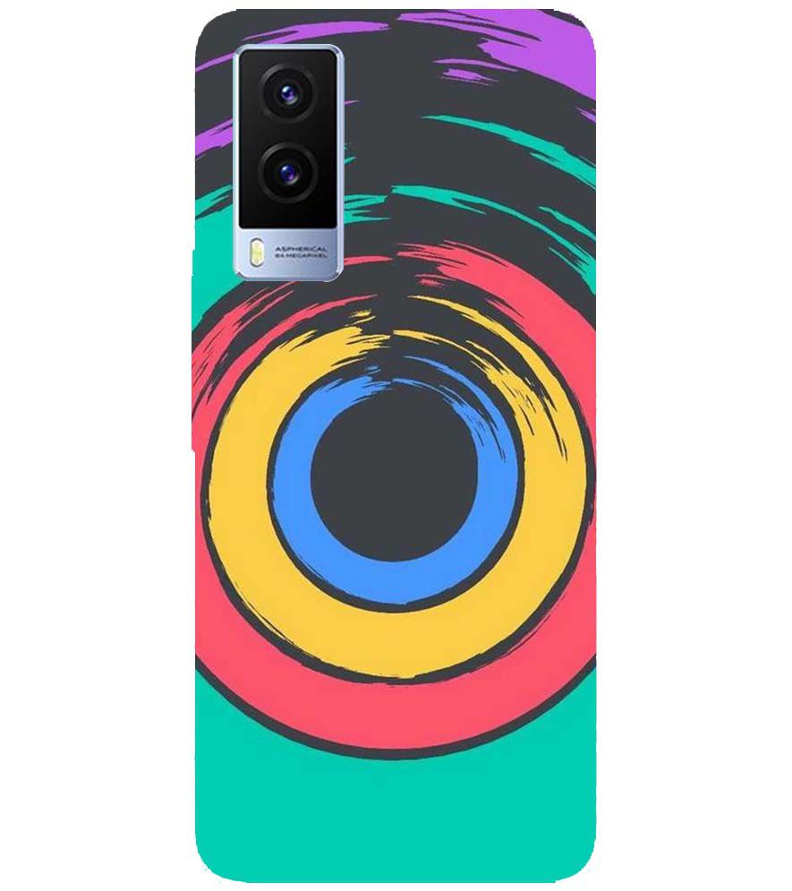 PS1305-Insomniac Eye Back Cover for Vivo V21e 5G