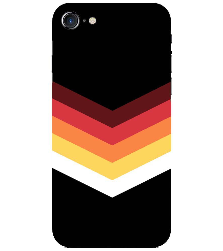 PS1306-Red Black Premium Back Cover for Apple iPhone 7