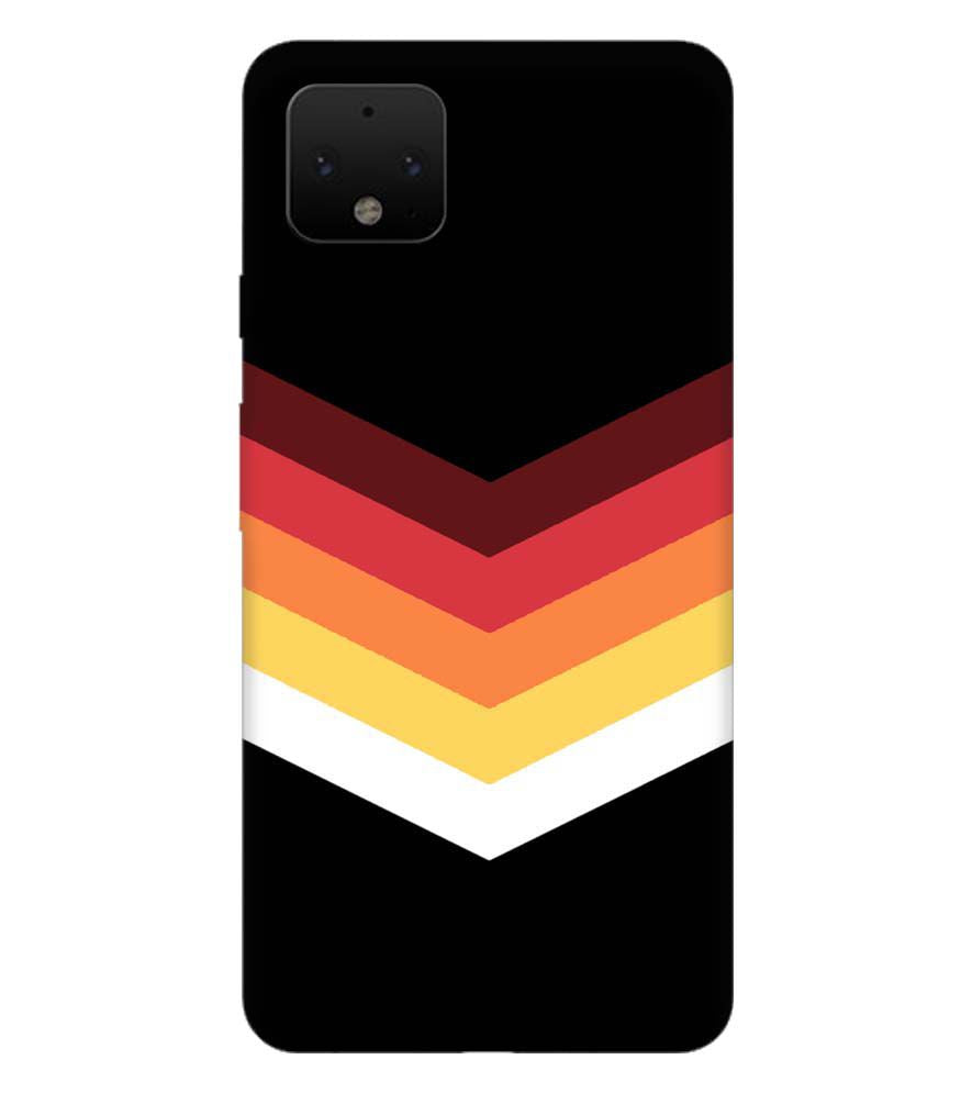 PS1306-Red Black Premium Back Cover for Google Pixel 4