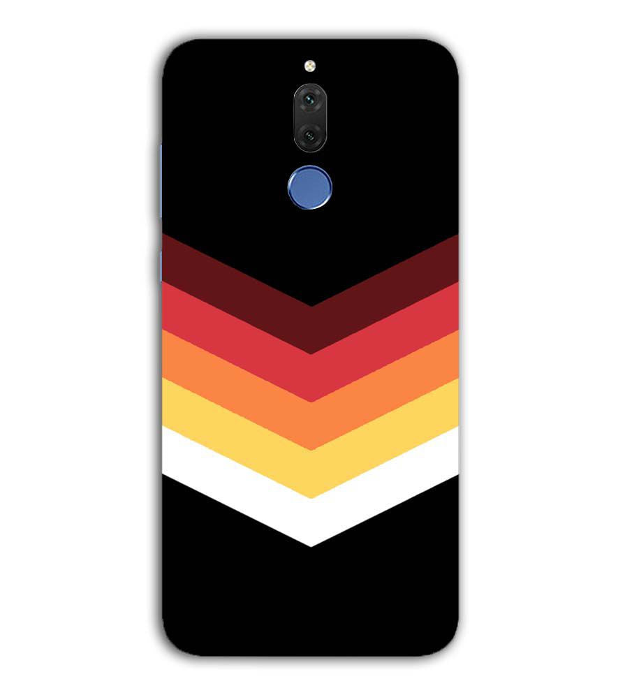 PS1306-Red Black Premium Back Cover for Huawei Nova 2i