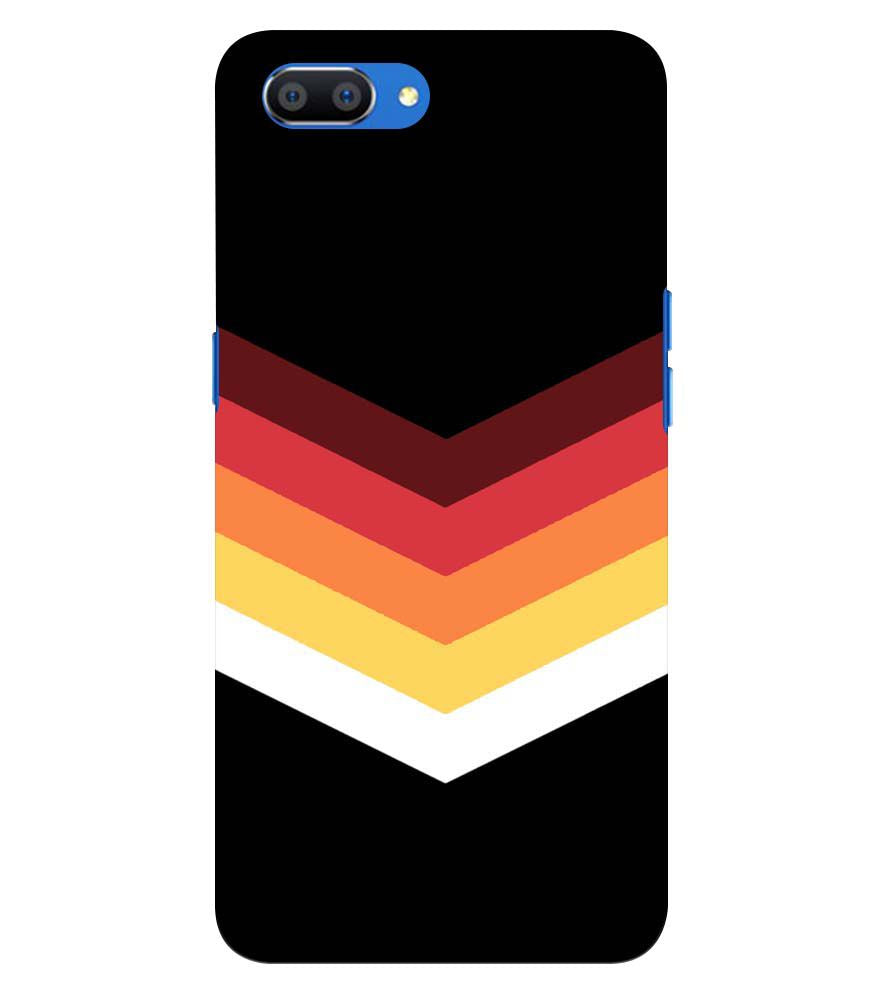 PS1306-Red Black Premium Back Cover for Oppo A5