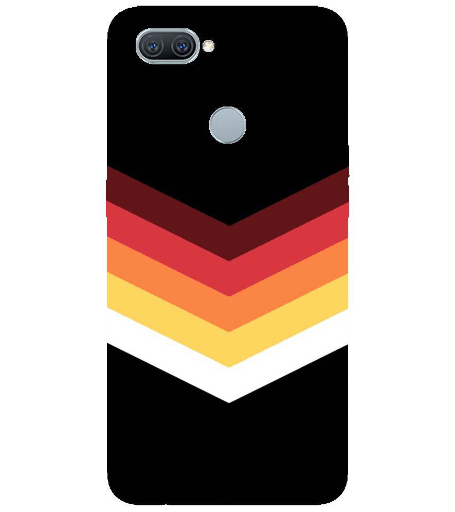 PS1306-Red Black Premium Back Cover for Oppo A7