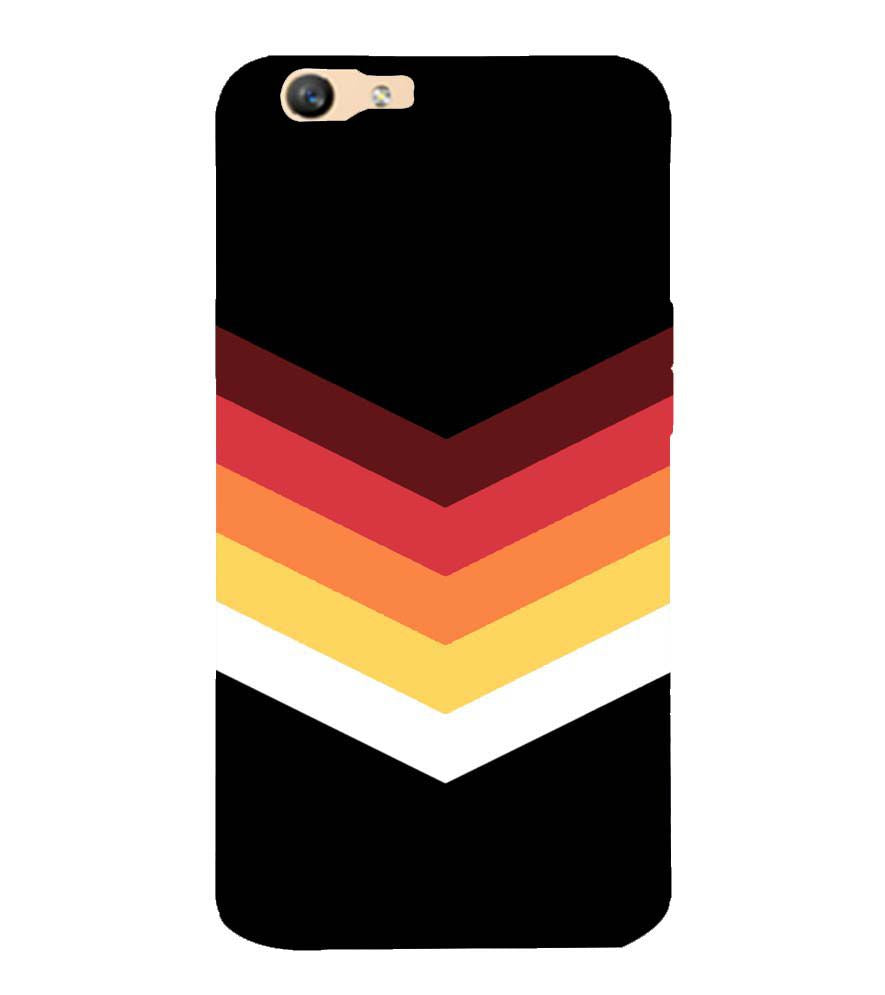 PS1306-Red Black Premium Back Cover for Oppo F1s : A59