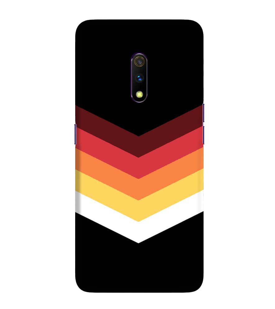 PS1306-Red Black Premium Back Cover for Realme X