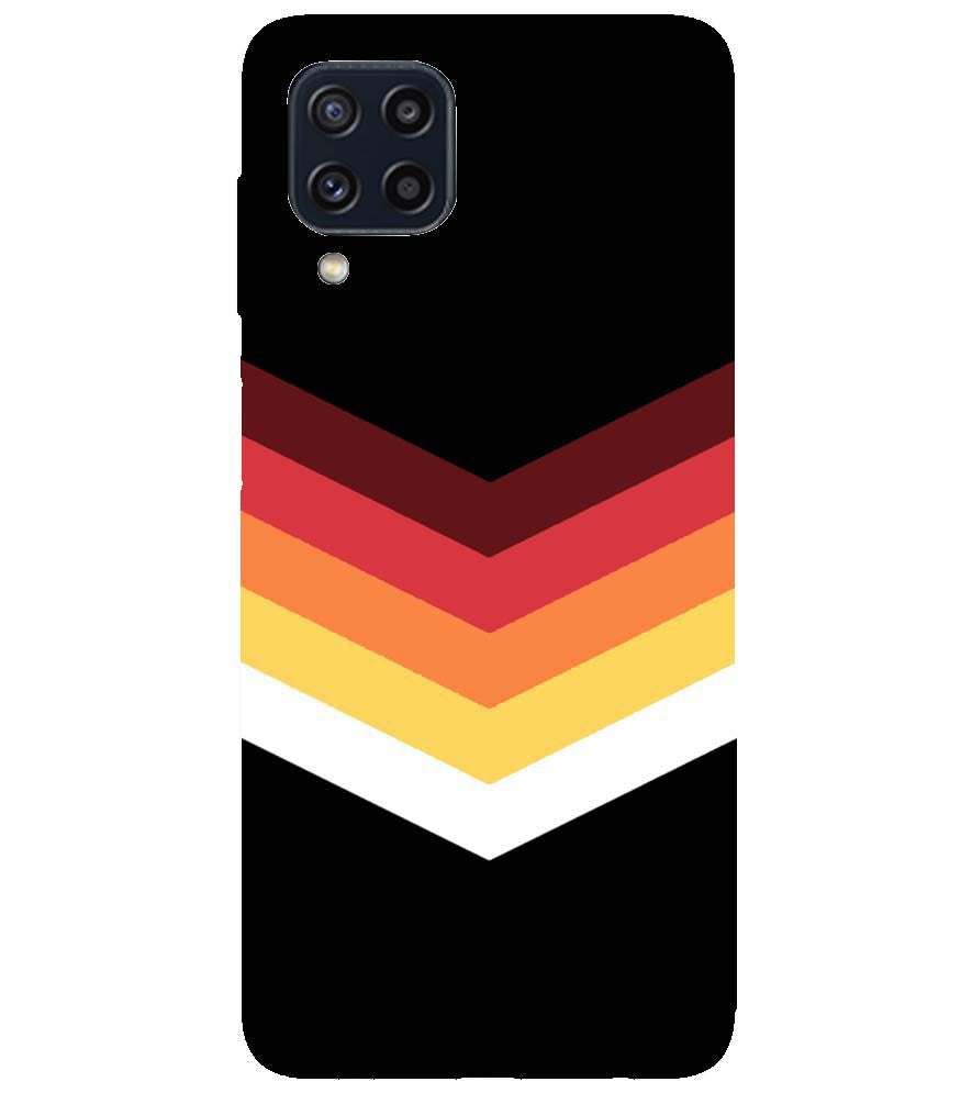 PS1306-Red Black Premium Back Cover for Samsung Galaxy M32 Prime