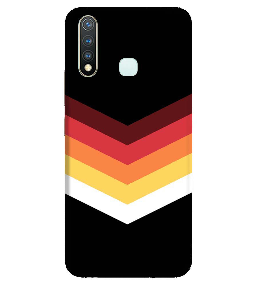 PS1306-Red Black Premium Back Cover for Vivo U20