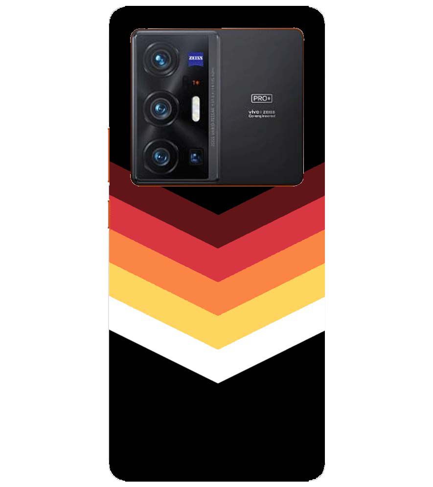 PS1306-Red Black Premium Back Cover for vivo X70 Pro+