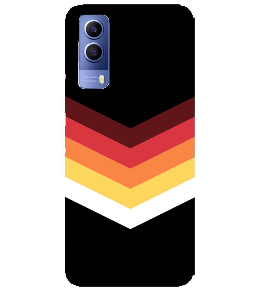 PS1306-Red Black Premium Back Cover for vivo Y53s