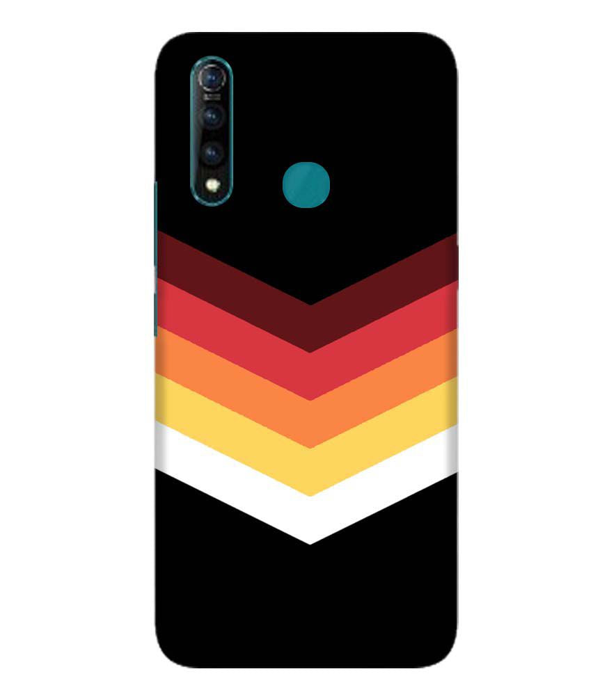 PS1306-Red Black Premium Back Cover for Vivo Z1 Pro
